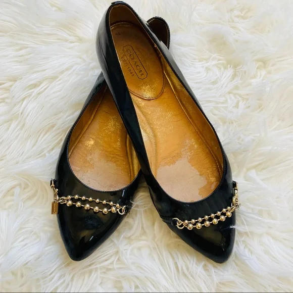 Coach | Black “Rossi” Flats - Picture 2 of 13